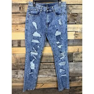 Women’s Reason Jeans 30W Straight Leg Distressed